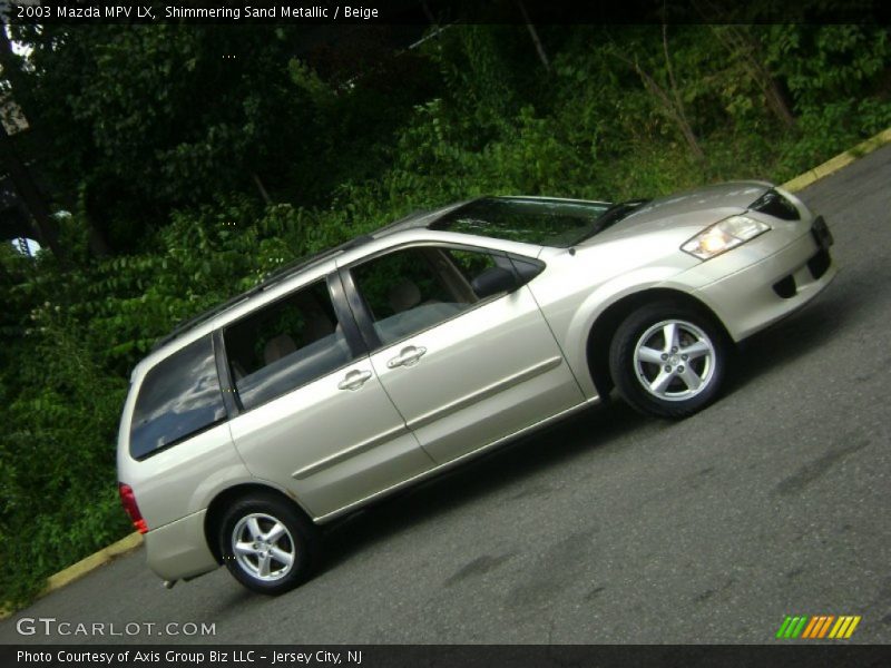 Shimmering Sand Metallic / Beige 2003 Mazda MPV LX