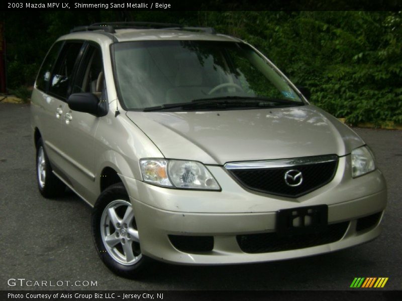 Shimmering Sand Metallic / Beige 2003 Mazda MPV LX