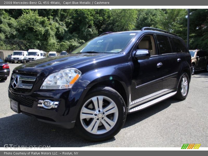 Capri Blue Metallic / Cashmere 2009 Mercedes-Benz GL 450 4Matic