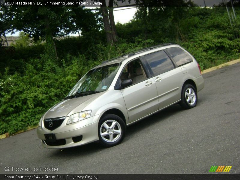 Shimmering Sand Metallic / Beige 2003 Mazda MPV LX