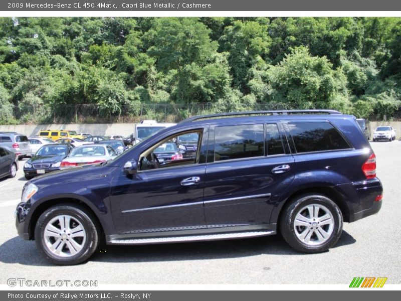 Capri Blue Metallic / Cashmere 2009 Mercedes-Benz GL 450 4Matic