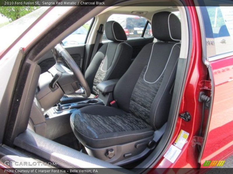 Sangria Red Metallic / Charcoal Black 2010 Ford Fusion SE