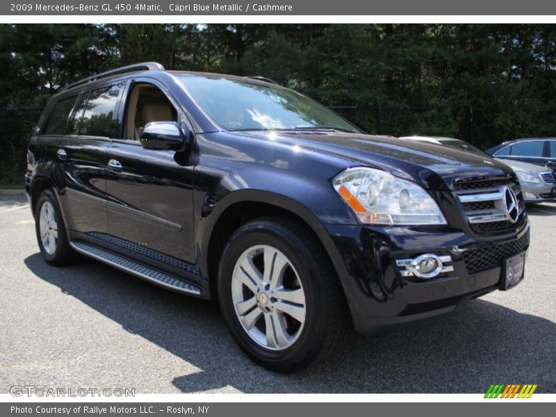 Capri Blue Metallic / Cashmere 2009 Mercedes-Benz GL 450 4Matic