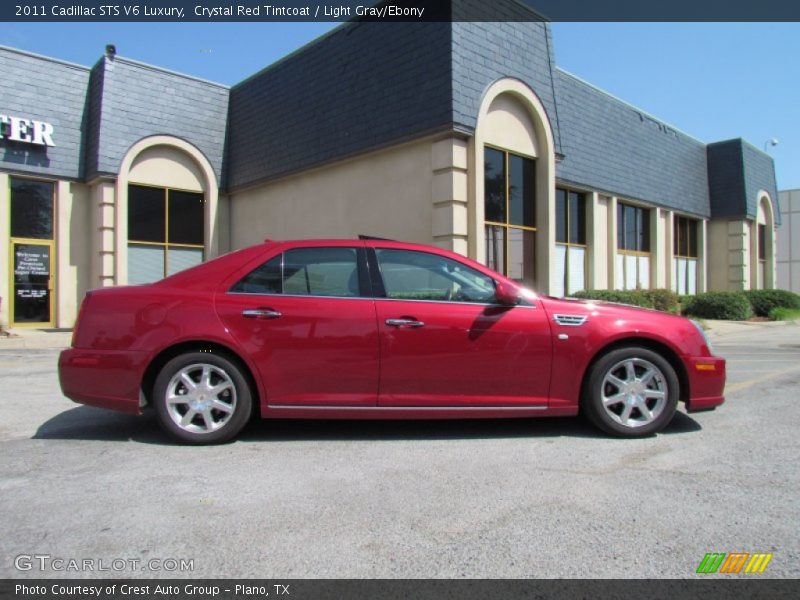 Crystal Red Tintcoat / Light Gray/Ebony 2011 Cadillac STS V6 Luxury
