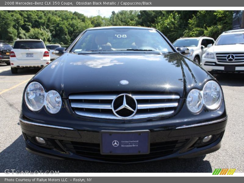 Obsidian Black Metallic / Cappuccino/Black 2008 Mercedes-Benz CLK 350 Coupe