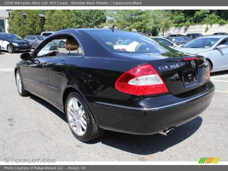 Obsidian Black Metallic / Cappuccino/Black 2008 Mercedes-Benz CLK 350 Coupe