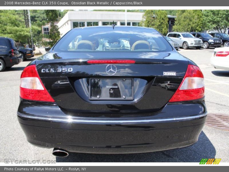 Obsidian Black Metallic / Cappuccino/Black 2008 Mercedes-Benz CLK 350 Coupe