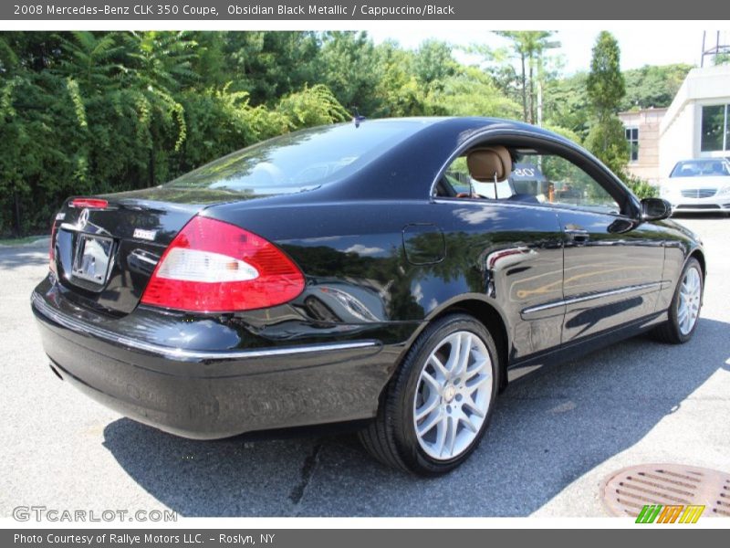 Obsidian Black Metallic / Cappuccino/Black 2008 Mercedes-Benz CLK 350 Coupe