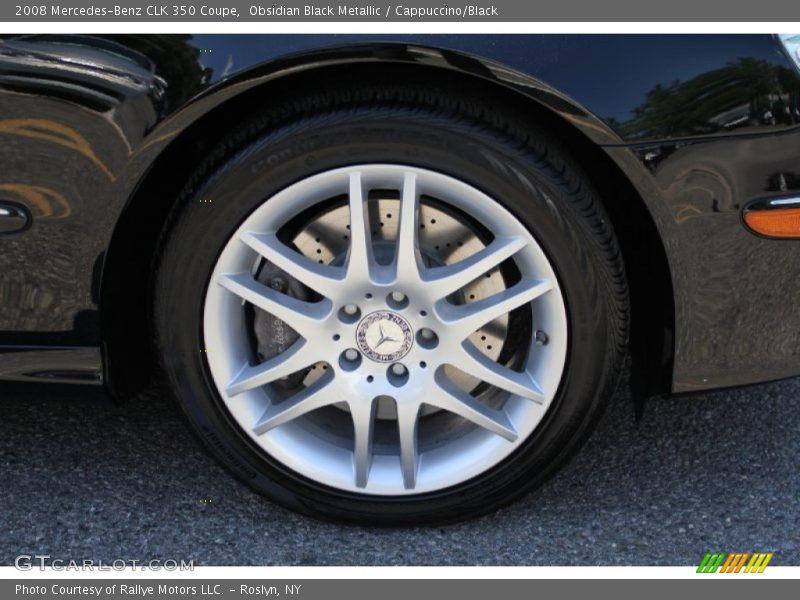 Obsidian Black Metallic / Cappuccino/Black 2008 Mercedes-Benz CLK 350 Coupe