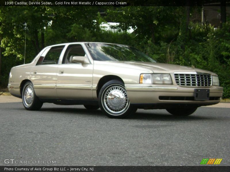 Gold Fire Mist Metallic / Cappuccino Cream 1998 Cadillac DeVille Sedan
