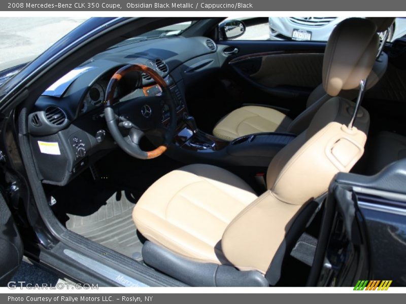 Obsidian Black Metallic / Cappuccino/Black 2008 Mercedes-Benz CLK 350 Coupe