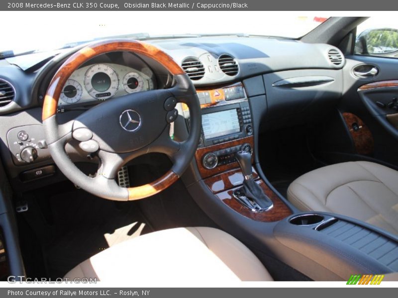 Obsidian Black Metallic / Cappuccino/Black 2008 Mercedes-Benz CLK 350 Coupe