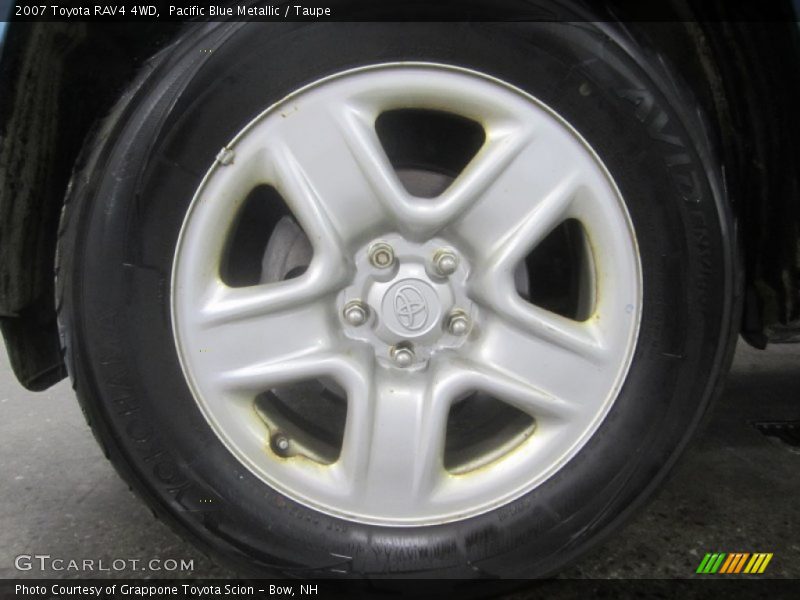 Pacific Blue Metallic / Taupe 2007 Toyota RAV4 4WD