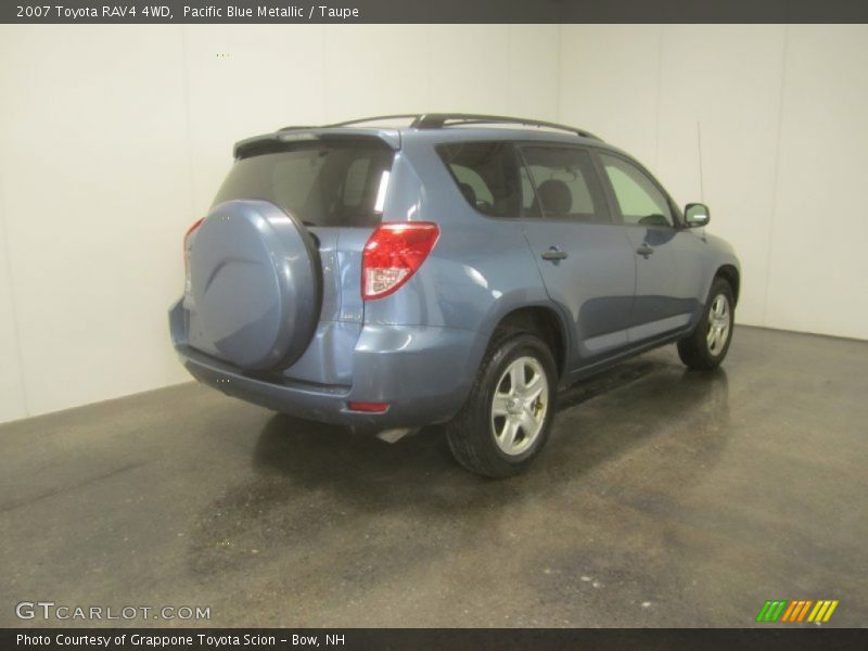 Pacific Blue Metallic / Taupe 2007 Toyota RAV4 4WD