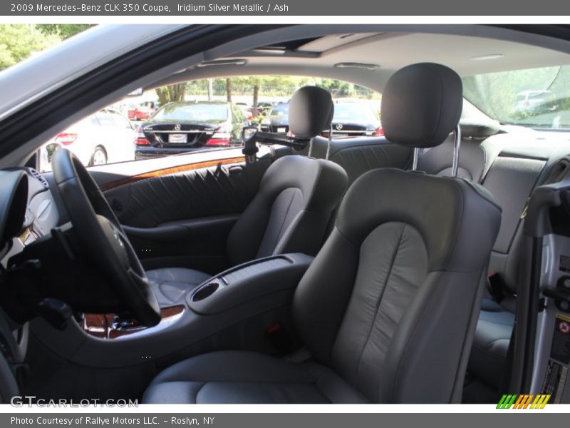 Iridium Silver Metallic / Ash 2009 Mercedes-Benz CLK 350 Coupe