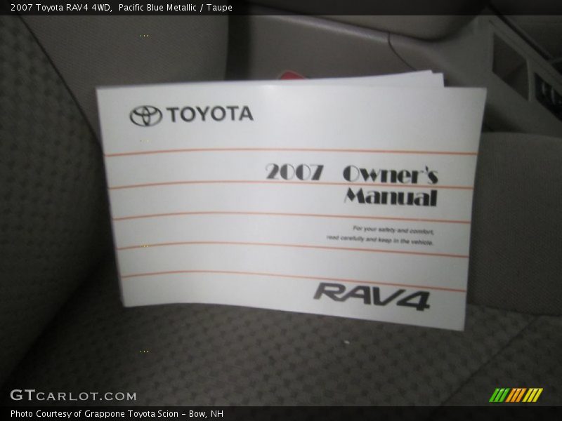 Pacific Blue Metallic / Taupe 2007 Toyota RAV4 4WD