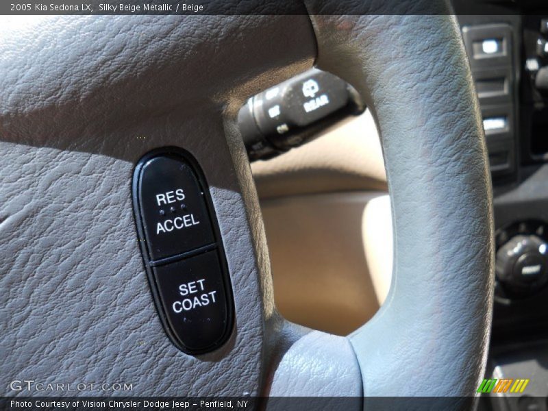 Silky Beige Metallic / Beige 2005 Kia Sedona LX