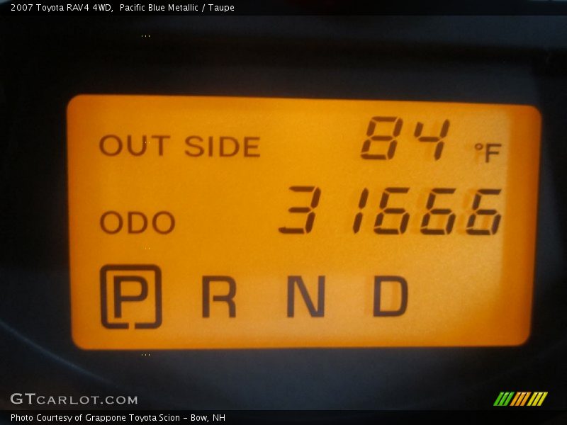 Pacific Blue Metallic / Taupe 2007 Toyota RAV4 4WD