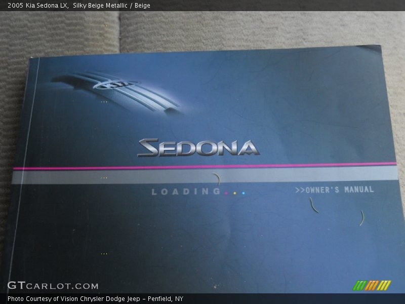 Silky Beige Metallic / Beige 2005 Kia Sedona LX