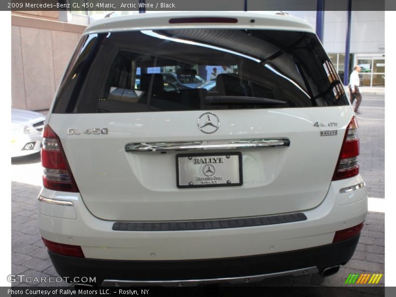 Arctic White / Black 2009 Mercedes-Benz GL 450 4Matic