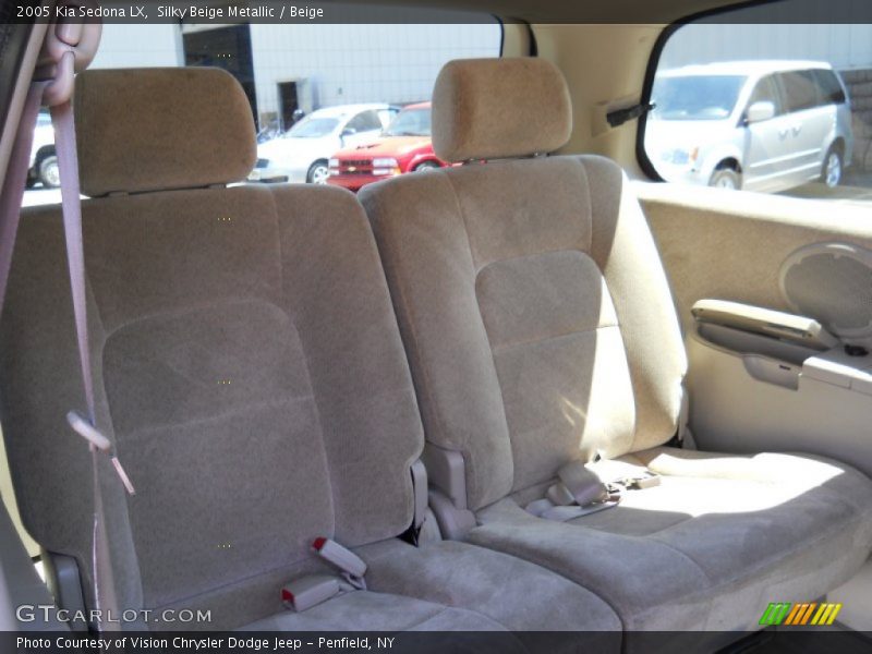 Silky Beige Metallic / Beige 2005 Kia Sedona LX