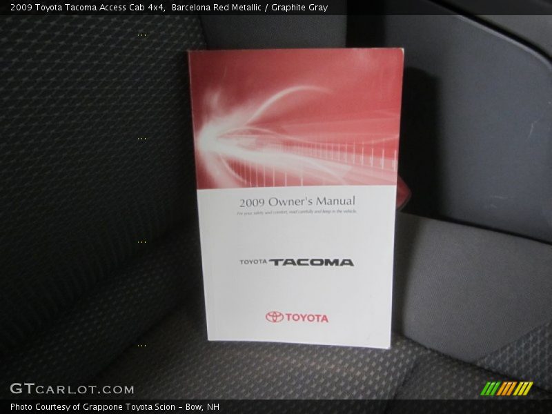 Barcelona Red Metallic / Graphite Gray 2009 Toyota Tacoma Access Cab 4x4