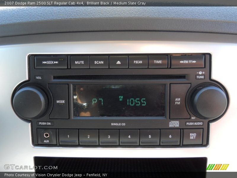 Brilliant Black / Medium Slate Gray 2007 Dodge Ram 2500 SLT Regular Cab 4x4