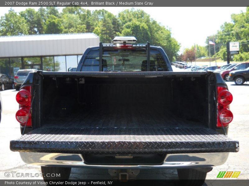 Brilliant Black / Medium Slate Gray 2007 Dodge Ram 2500 SLT Regular Cab 4x4