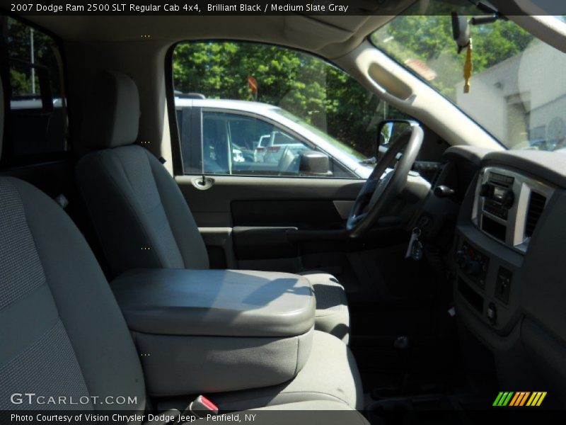 Brilliant Black / Medium Slate Gray 2007 Dodge Ram 2500 SLT Regular Cab 4x4