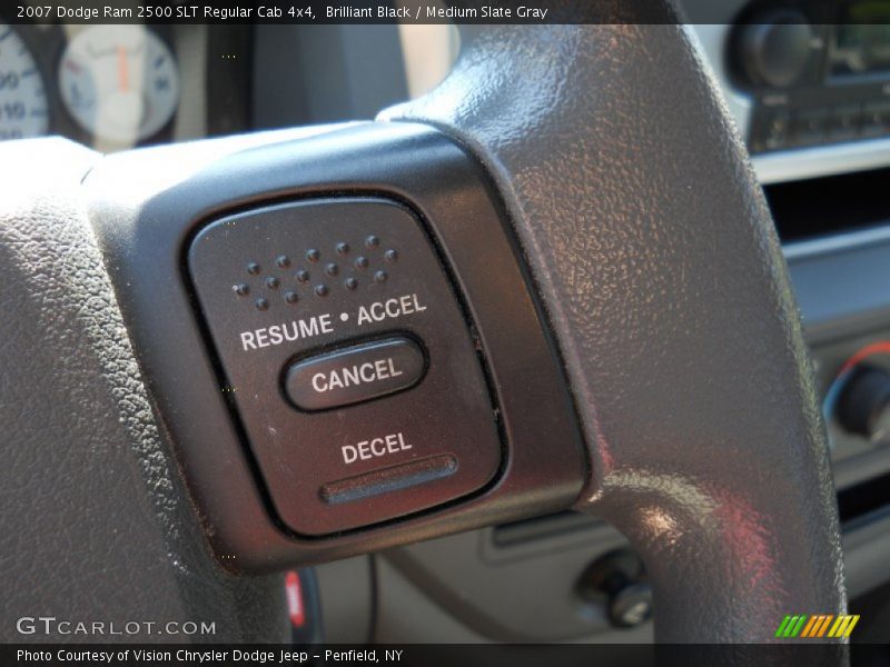 Brilliant Black / Medium Slate Gray 2007 Dodge Ram 2500 SLT Regular Cab 4x4