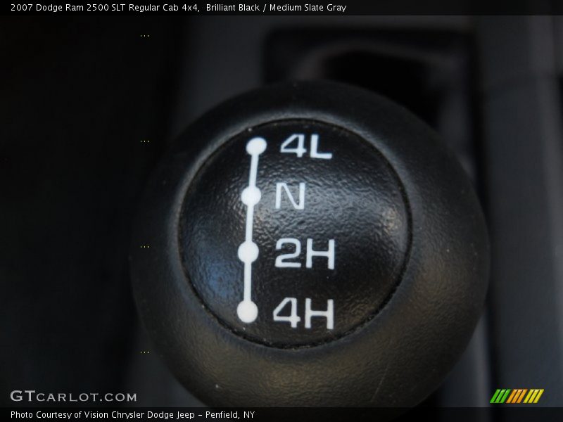 Brilliant Black / Medium Slate Gray 2007 Dodge Ram 2500 SLT Regular Cab 4x4