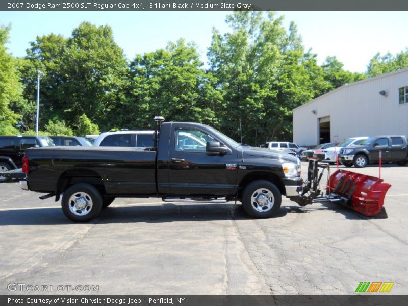 Brilliant Black / Medium Slate Gray 2007 Dodge Ram 2500 SLT Regular Cab 4x4