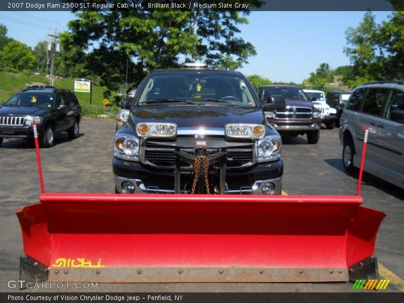 Brilliant Black / Medium Slate Gray 2007 Dodge Ram 2500 SLT Regular Cab 4x4