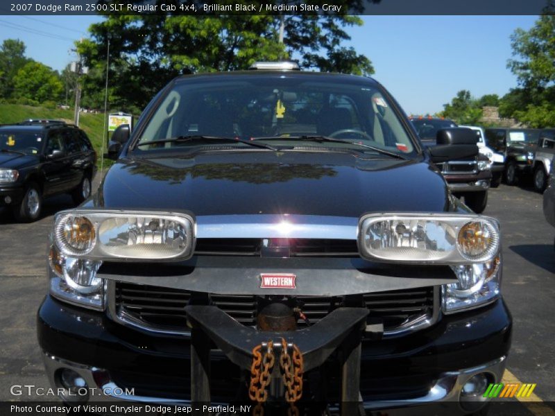 Brilliant Black / Medium Slate Gray 2007 Dodge Ram 2500 SLT Regular Cab 4x4