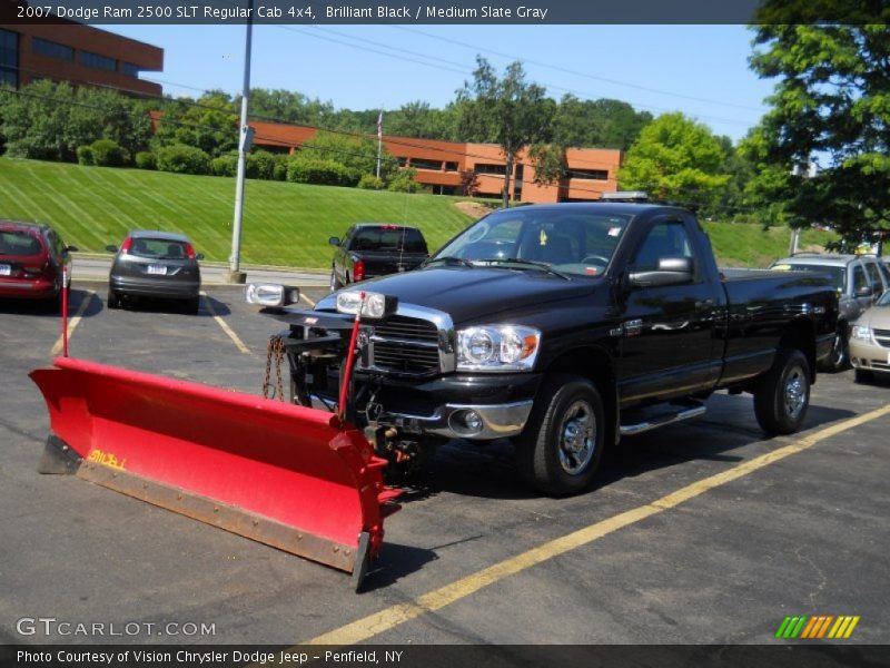 Brilliant Black / Medium Slate Gray 2007 Dodge Ram 2500 SLT Regular Cab 4x4