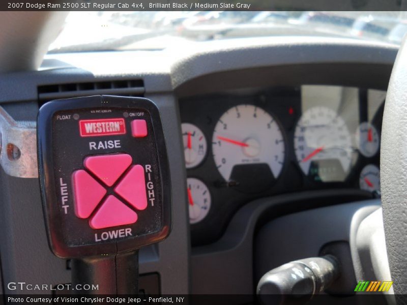 Brilliant Black / Medium Slate Gray 2007 Dodge Ram 2500 SLT Regular Cab 4x4