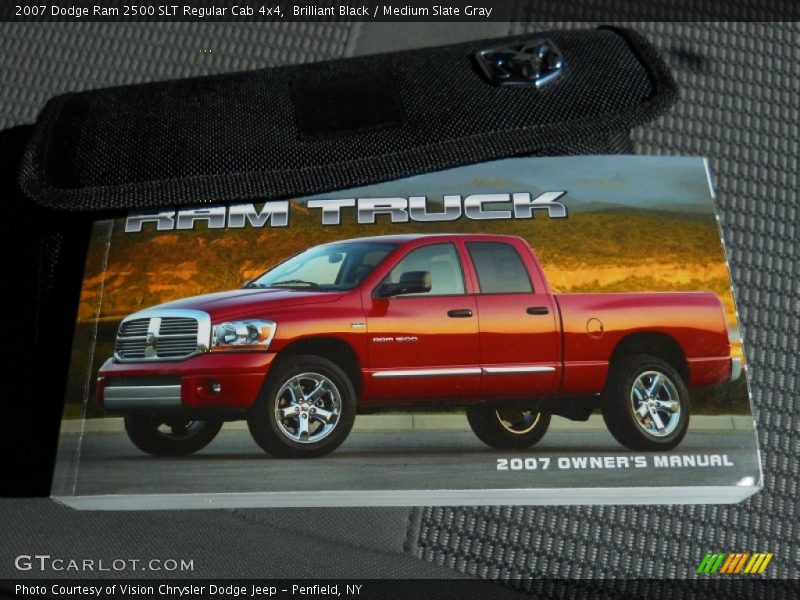Brilliant Black / Medium Slate Gray 2007 Dodge Ram 2500 SLT Regular Cab 4x4