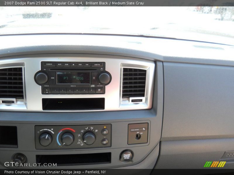 Brilliant Black / Medium Slate Gray 2007 Dodge Ram 2500 SLT Regular Cab 4x4