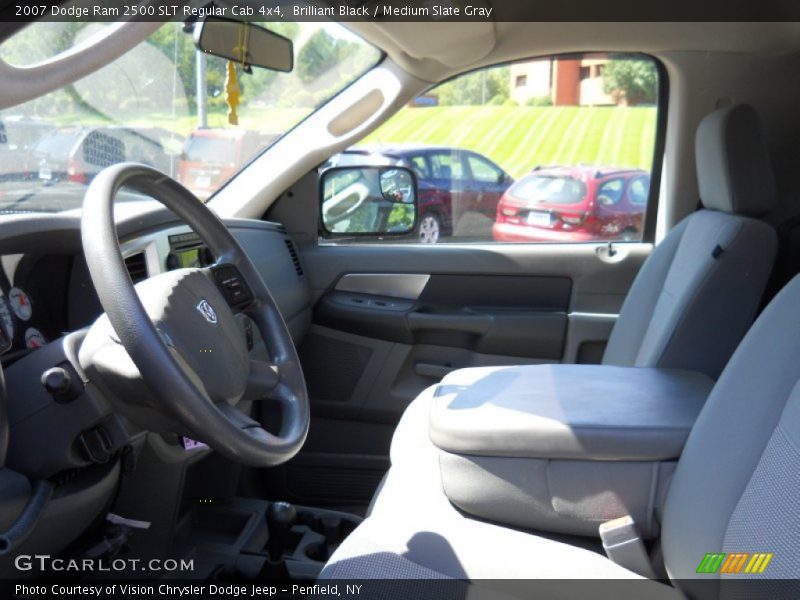 Brilliant Black / Medium Slate Gray 2007 Dodge Ram 2500 SLT Regular Cab 4x4