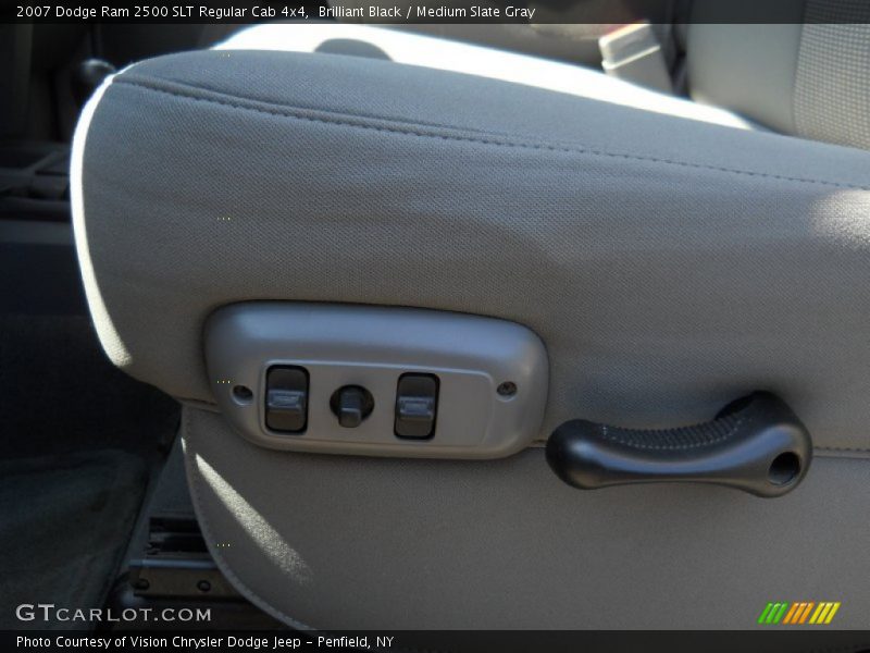 Brilliant Black / Medium Slate Gray 2007 Dodge Ram 2500 SLT Regular Cab 4x4