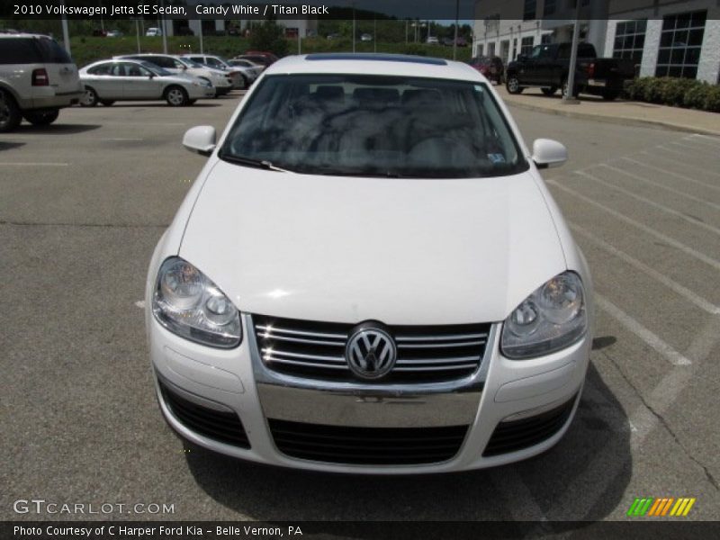 Candy White / Titan Black 2010 Volkswagen Jetta SE Sedan