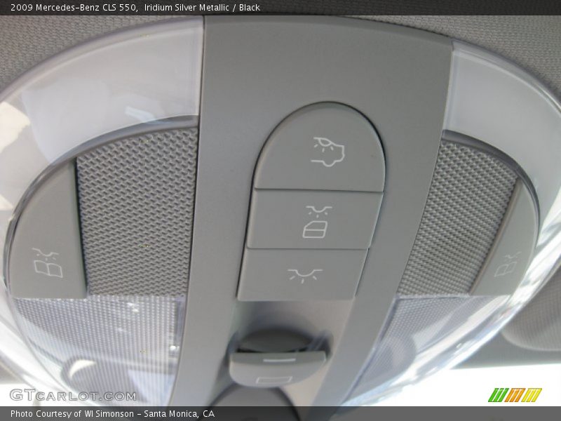 Iridium Silver Metallic / Black 2009 Mercedes-Benz CLS 550