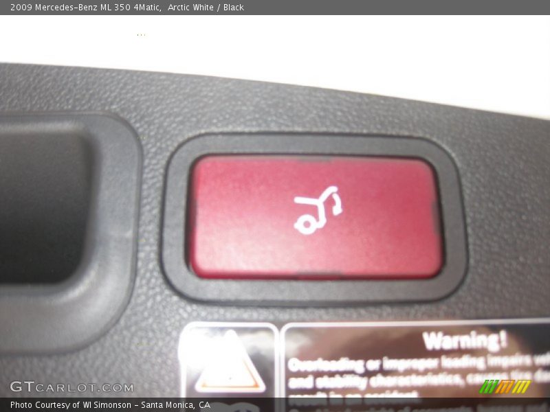Arctic White / Black 2009 Mercedes-Benz ML 350 4Matic