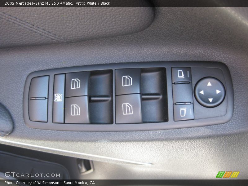 Arctic White / Black 2009 Mercedes-Benz ML 350 4Matic