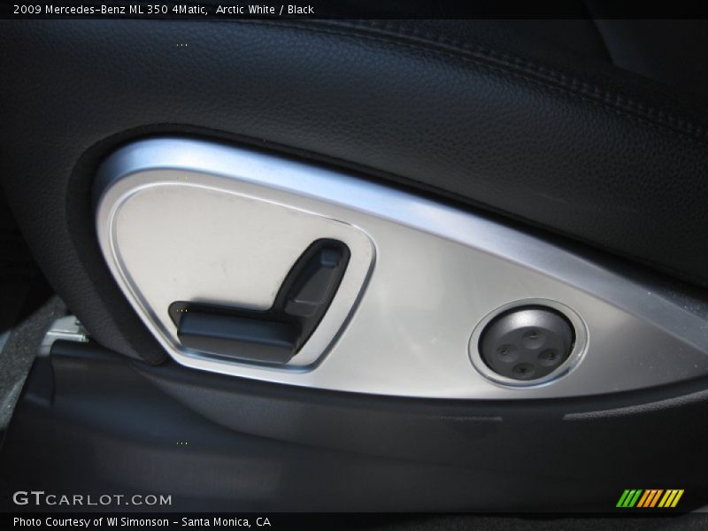 Arctic White / Black 2009 Mercedes-Benz ML 350 4Matic