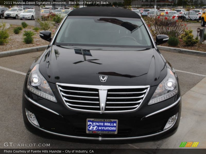 Black Noir Pearl / Jet Black 2011 Hyundai Equus Signature Limousine