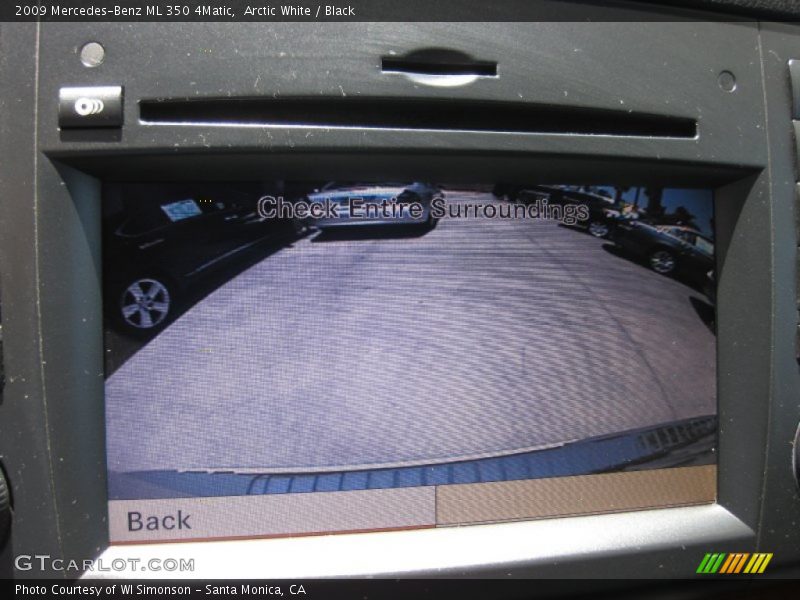 Arctic White / Black 2009 Mercedes-Benz ML 350 4Matic