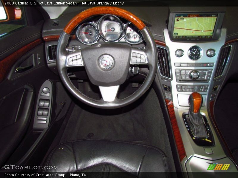 Hot Lava Orange / Ebony 2008 Cadillac CTS Hot Lava Edition Sedan