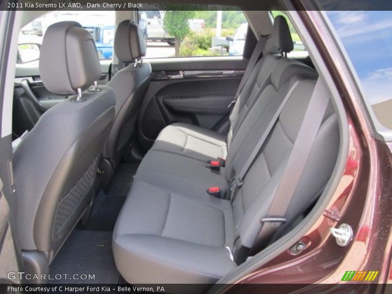 Dark Cherry / Black 2011 Kia Sorento LX AWD