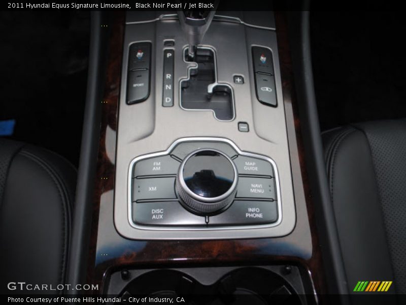 Controls of 2011 Equus Signature Limousine